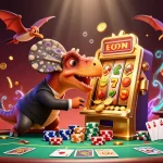 Go88 players celebrate jackpots from golden slot machines while winning big at the casino