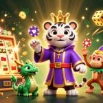 Hitclub showcases a 3D casino scene with playful characters and exciting game elements for dynamic online gambling.