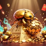 Experience the thrill of the sum club with golden beetles, casino symbols, and dynamic gameplay elements.