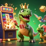 Experience thrilling gameplay with Febet's vibrant casino atmosphere and dynamic characters.